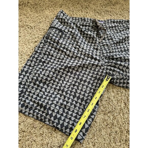 PATAGONIA Gray Black Board Swim Shorts Surf Beach Hawaiian Outdoor Sz 36 - Picture 9 of 9